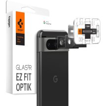 Комплект защитных стекол Spigen (SGP) Optik EZ Fit для Google Pixel 8 - Black: фото 1 из 15