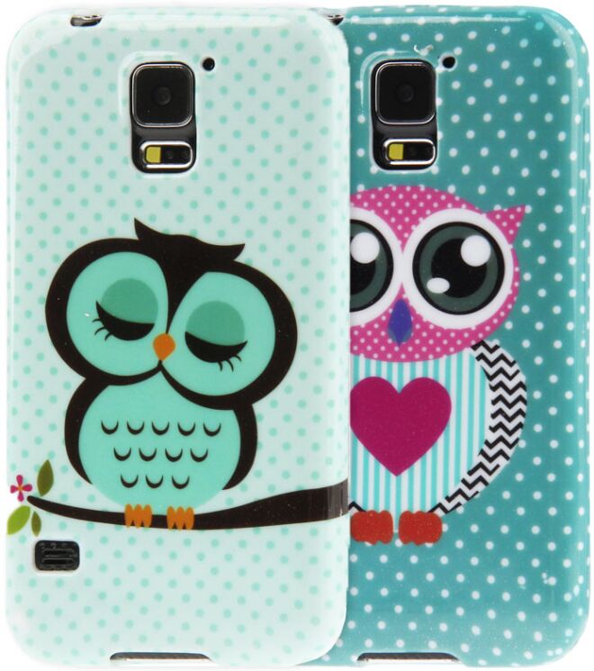 Накладка Deexe Owl Series для Samsung Galaxy S5 (G900) - Owl's House: фото 6 из 6