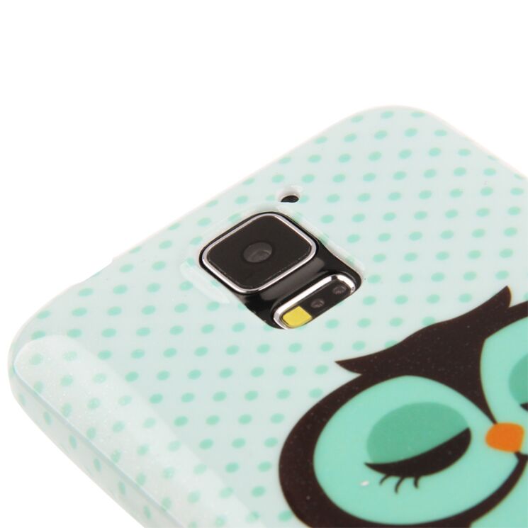 Накладка Deexe Owl Series для Samsung Galaxy S5 (G900) - Sleepy Owl: фото 3 из 4
