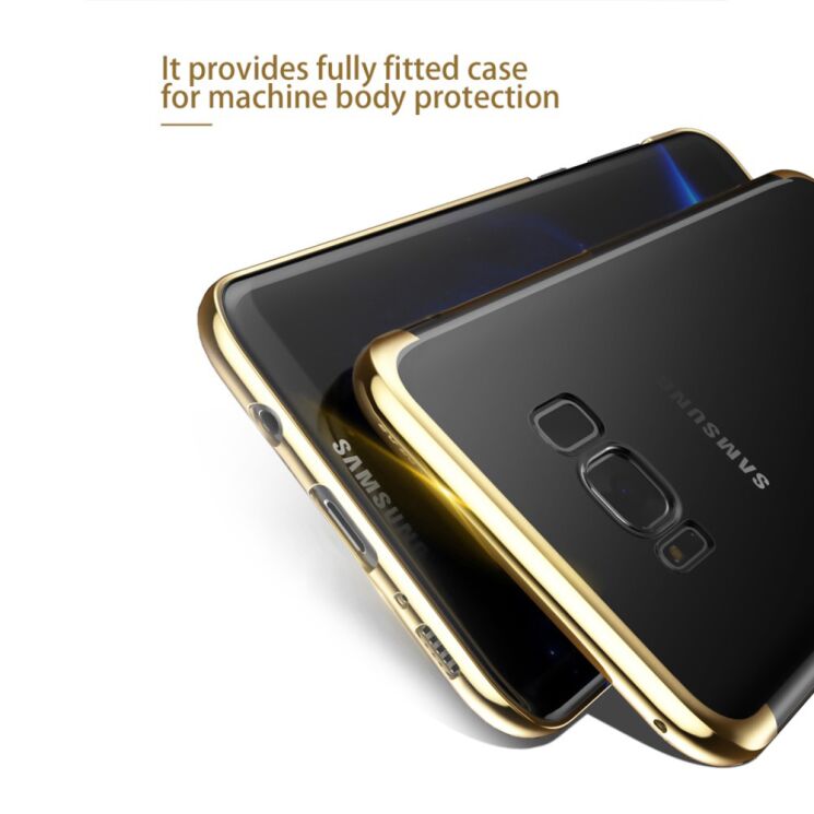 Пластиковый чехол BASEUS Glitter Shell для Samsung Galaxy S8 (G950) - Gold: фото 16 из 21