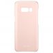 Пластиковый чехол Clear Cover для Samsung Galaxy S8 (G950) EF-QG950CPEGRU - Pink (114302P). Фото 4 из 5
