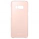 Пластиковый чехол Clear Cover для Samsung Galaxy S8 (G950) EF-QG950CPEGRU - Pink (114302P). Фото 3 из 5