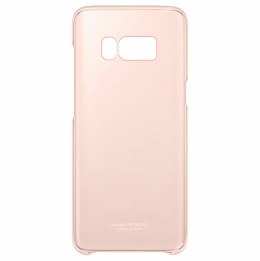 Пластиковый чехол Clear Cover для Samsung Galaxy S8 (G950) EF-QG950CPEGRU - Pink: фото 3 из 5