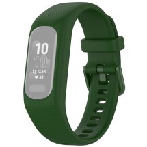 Ремешок Deexe Soft Silicone для Garmin Vivosmart 5 - Army Green: фото 1 из 8