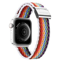 Ремешок DUX DUCIS Braided Nylon Strap для Apple Watch 42 / 44 / SE 44 / 45 / Ultra / Ultra 2 (49mm) - Pale Stripes: фото 1 из 10