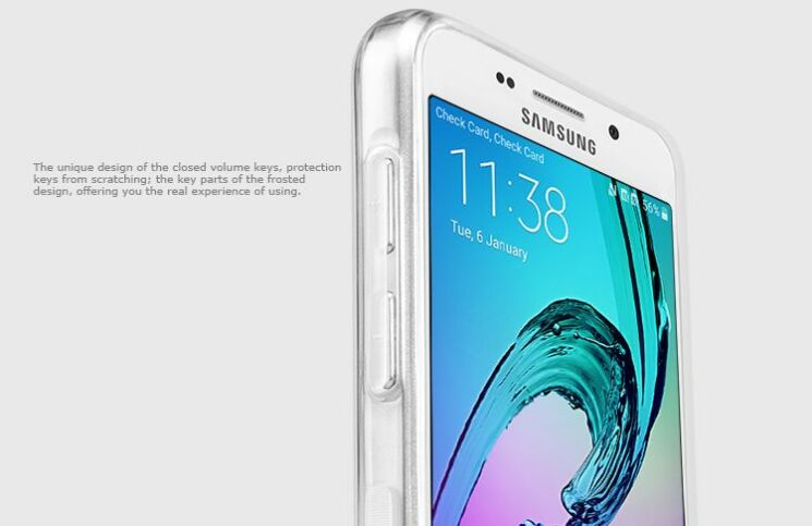 Силиконовая накладка NILLKIN Nature TPU для Samsung Galaxy A3 2016 (A310)  - Transparent: фото 13 з 18