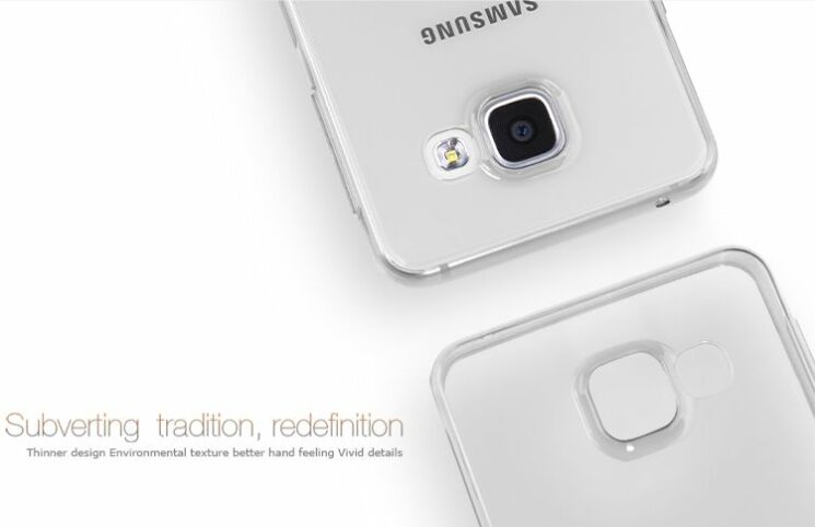Силиконовая накладка NILLKIN Nature TPU для Samsung Galaxy A3 2016 (A310)  - Transparent: фото 9 з 18