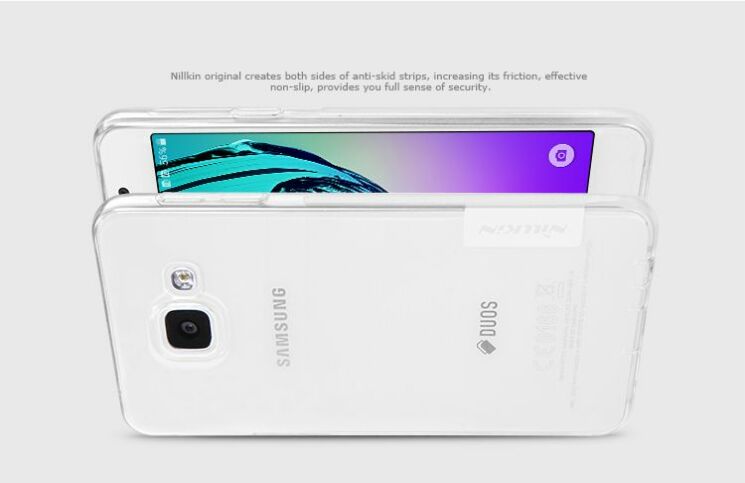 Силиконовая накладка NILLKIN Nature TPU для Samsung Galaxy A3 2016 (A310)  - Transparent: фото 16 з 18