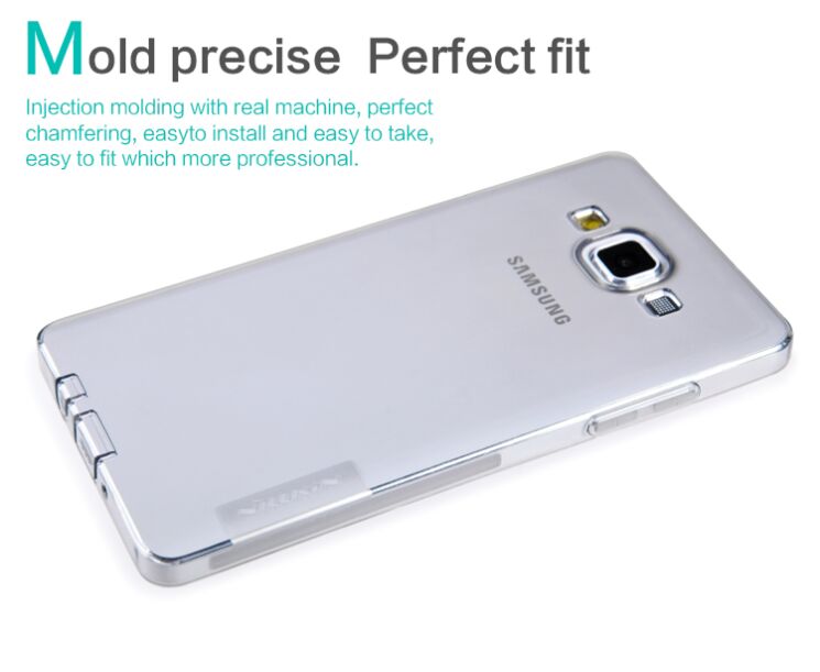 Силиконовая накладка NILLKIN Nature TPU для Samsung Galaxy A5 (A500) - White: фото 11 з 15