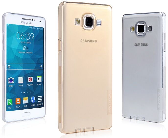 Силиконовая накладка NILLKIN Nature TPU для Samsung Galaxy A5 (A500) - White: фото 6 из 15