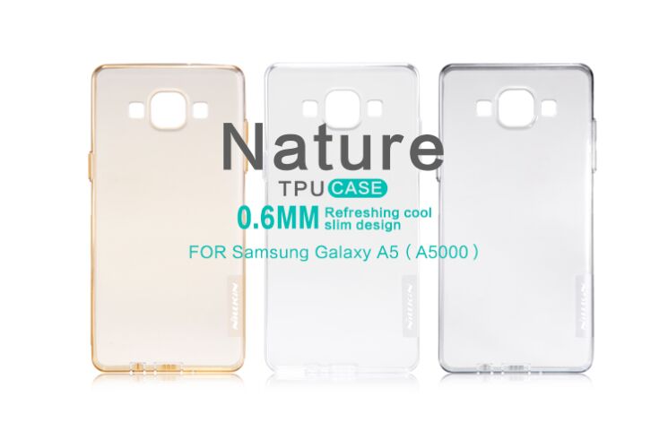 Силиконовая накладка NILLKIN Nature TPU для Samsung Galaxy A5 (A500) - White: фото 8 из 15