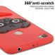 Силиконовый чехол Deexe Puppy 3D Series для Xiaomi Redmi Note 5A Prime - Red (135331R). Фото 2 из 6