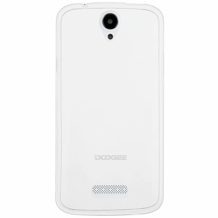 Силіконовий чохол Deexe Soft Case для Doogee X6 / X6 Pro - White: фото 3 з 4