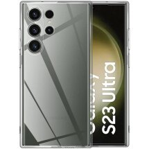 Силиконовый (TPU) чехол Deexe UltraThin для Samsung Galaxy S23 Ultra (S918) - Transparent: фото 1 из 6