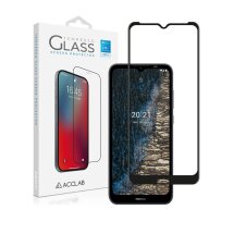 Защитное стекло ACCLAB Full Glue для Nokia C10 / C20 - Black: фото 1 из 6