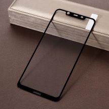 Защитное стекло Deexe Full Glue Coverage для Nokia 7.1 Plus / X7 - Black: фото 1 из 5