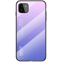 Защитный чехол Deexe Gradient Color для Samsung Galaxy A22 5G (A226) - Pink / Purple: фото 1 из 10