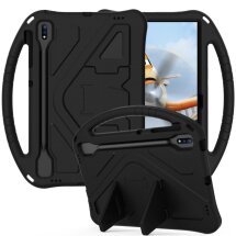 Захисний чохол Deexe KickStand Cover для Samsung Galaxy Tab S7 FE / S7 Plus / S8 Plus (T730/736/800/806/970/975) - Black: фото 1 з 5
