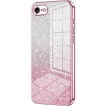Защитный чехол Deexe Sparkles Cover для Apple iPhone SE 2 / 3 (2020 / 2022) / iPhone 8 / iPhone 7 - Pink: фото 1 из 7