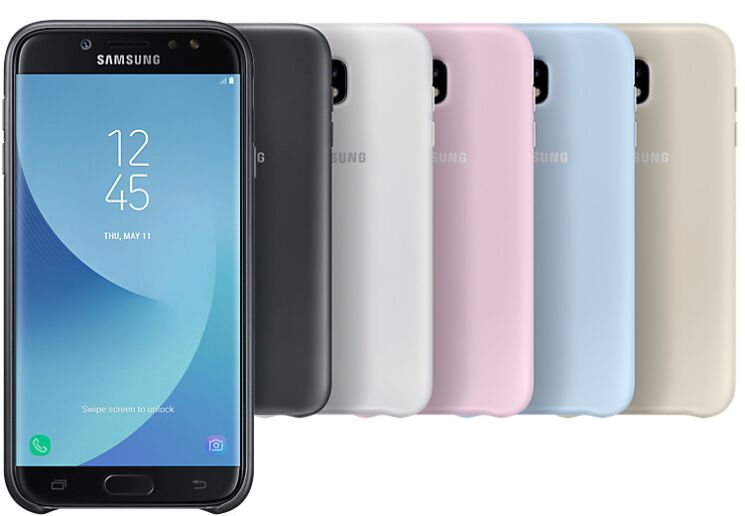 Защитный чехол Dual Layer Cover для Samsung Galaxy J7 2017 (J730) EF-PJ730CPEGRU - Pink: фото 4 из 4