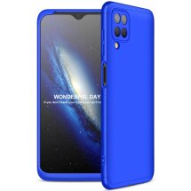 Защитный чехол GKK Double Dip Case для Samsung Galaxy A12 (A125) / A12 Nacho (A127) - Blue: фото 1 из 12
