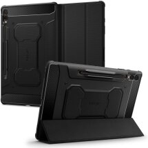 Защитный чехол Spigen (SGP) Rugged Armor Pro для Samsung Galaxy Tab S9 Plus (X810/816) - Black: фото 1 из 17