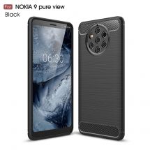 Захисний чохол UniCase Carbon для Nokia 9 PureView - Black: фото 1 з 11