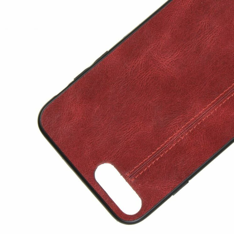 Захисний чохол UniCase Leather Series для Apple iPhone SE 2 / 3 (2020 / 2022) / iPhone 8 / iPhone 7 - Red: фото 2 з 10