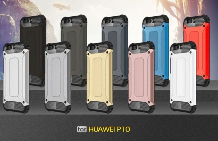 Защитный чехол UniCase Rugged Guard для Huawei P10 - Black: фото 2 из 7
