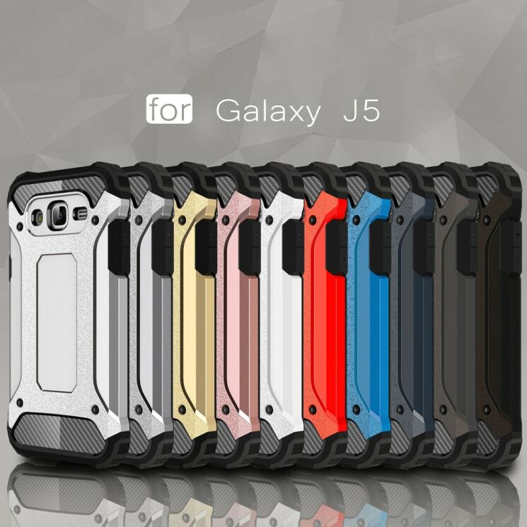 Захисний чохол UniCase Rugged Guard для Samsung Galaxy J5 (J500) - Black: фото 2 з 9