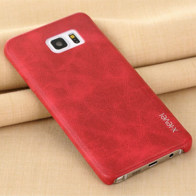 Захисний чохол X-LEVEL Vintage для Samsung Galaxy Note 5 (N920) - Red: фото 2 з 6