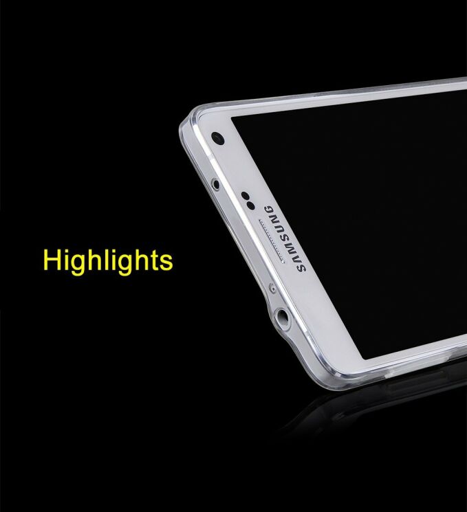 Силиконовая накладка Deexe UltraThin для Samsung Galaxy Note 4 (N910): фото 4 из 6