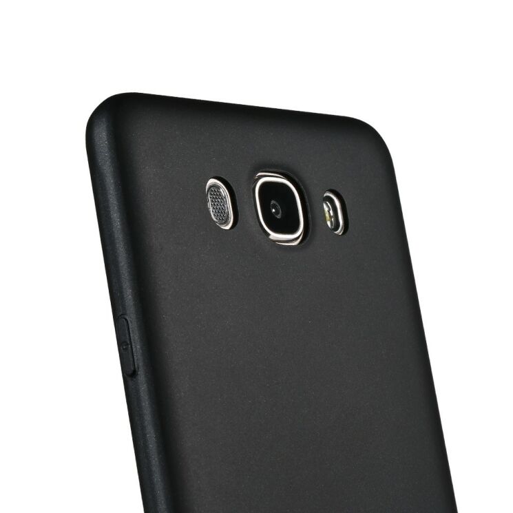 Силиконовый (TPU) чехол X-LEVEL Matte для Samsung Galaxy J7 2016 (J710) - Black: фото 5 из 6