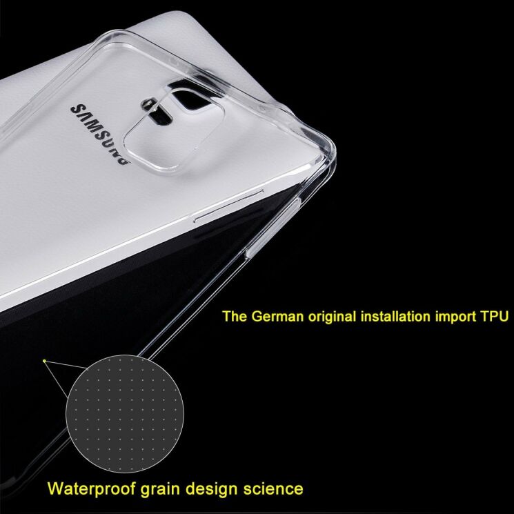 Силиконовая накладка Deexe UltraThin для Samsung Galaxy Note 4 (N910): фото 3 из 6