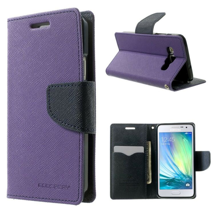 Чехол Mercury Fancy Diary для Samsung Galaxy A3 (A300) - Violet: фото 1 из 10