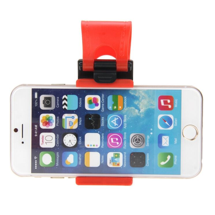 Універсальний тримач на кермо для смартфонів HAWEEL Steering Holder - Black&Red: фото 5 з 11
