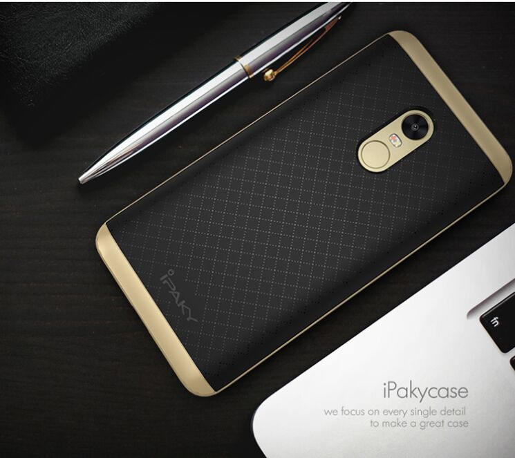 Чехол IPAKY Hybrid для Xiaomi Redmi Note 4X - Gold: фото 3 из 12