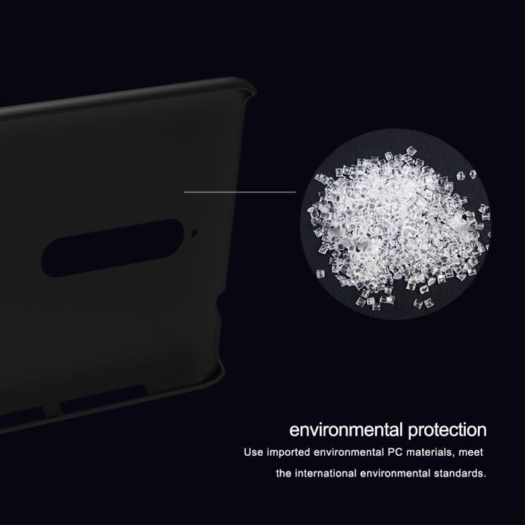 Пластиковый чехол NILLKIN Frosted Shield для Nokia 8 - Black: фото 8 из 20