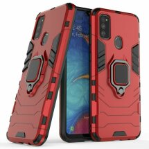 Захисний чохол Deexe Hybrid Case для Samsung Galaxy M30s (M307) / Galaxy M21 (M215) - Red: фото 1 з 5