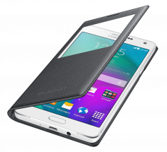 Чехол S View Cover для Samsung Galaxy A7 (A700) EF-CA700BCEGRU - Black: фото 1 из 3