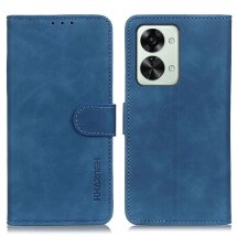 Чохол-книжка KHAZNEH Retro Wallet для OnePlus Nord 2T - Blue: фото 1 з 9