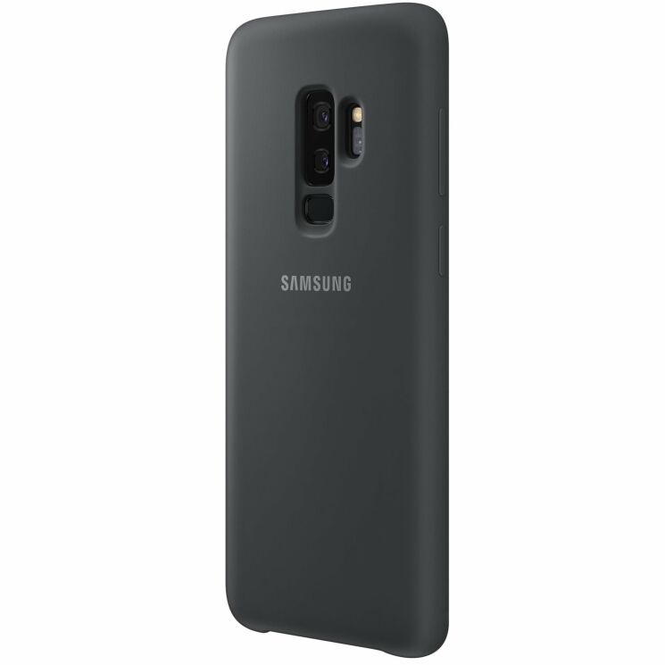 Чехол Silicone Cover для Samsung Galaxy S9+ (G965) EF-PG965TBEGRU - Black: фото 2 из 5