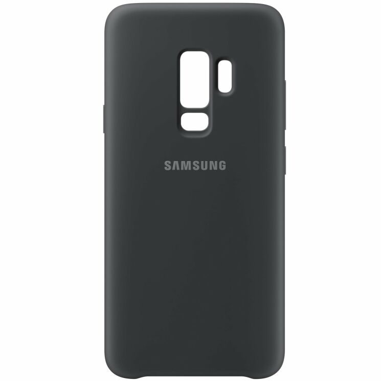 Чехол Silicone Cover для Samsung Galaxy S9+ (G965) EF-PG965TBEGRU - Black: фото 5 из 5