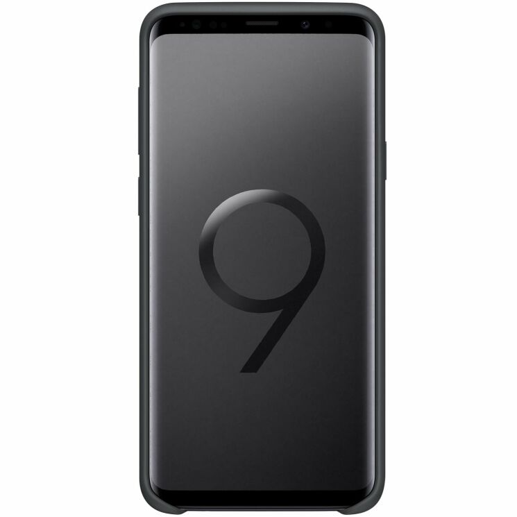 Чохол Silicone Cover для Samsung Galaxy S9+ (G965) EF-PG965TBEGRU - Black: фото 3 з 5