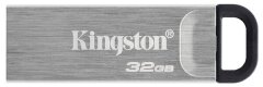 Флеш-пам’ять Kingston DT Kyson 32GB USB 3.2 (DTKN/32GB) - Silver / Black: фото 1 з 5