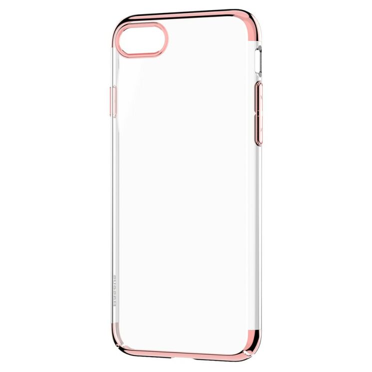 Пластиковый чехол BASEUS Glitter Series для iPhone 7 Plus / iPhone 8 Plus - Rose Gold: фото 3 из 13