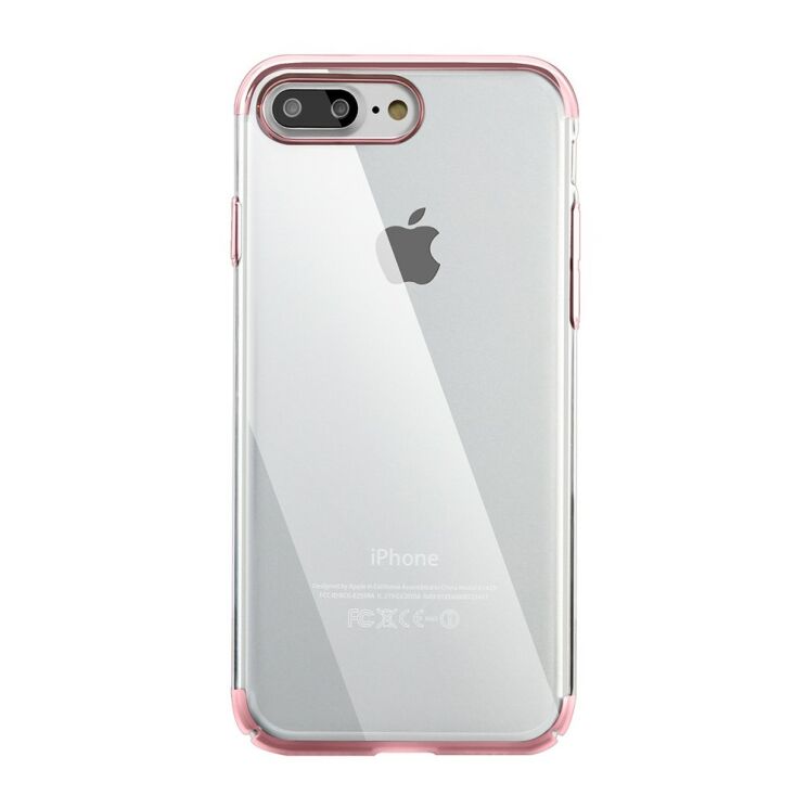 Пластиковый чехол BASEUS Glitter Series для iPhone 7 Plus / iPhone 8 Plus - Rose Gold: фото 10 из 13