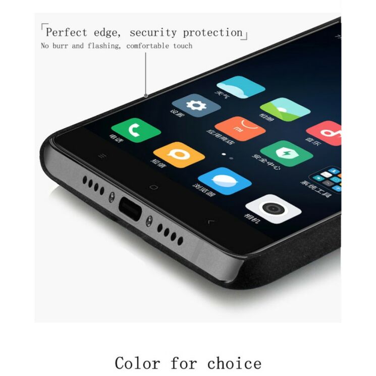 Пластиковый чехол IMAK Cowboy Shell для Xiaomi Redmi 4X + пленка - Black: фото 12 из 12