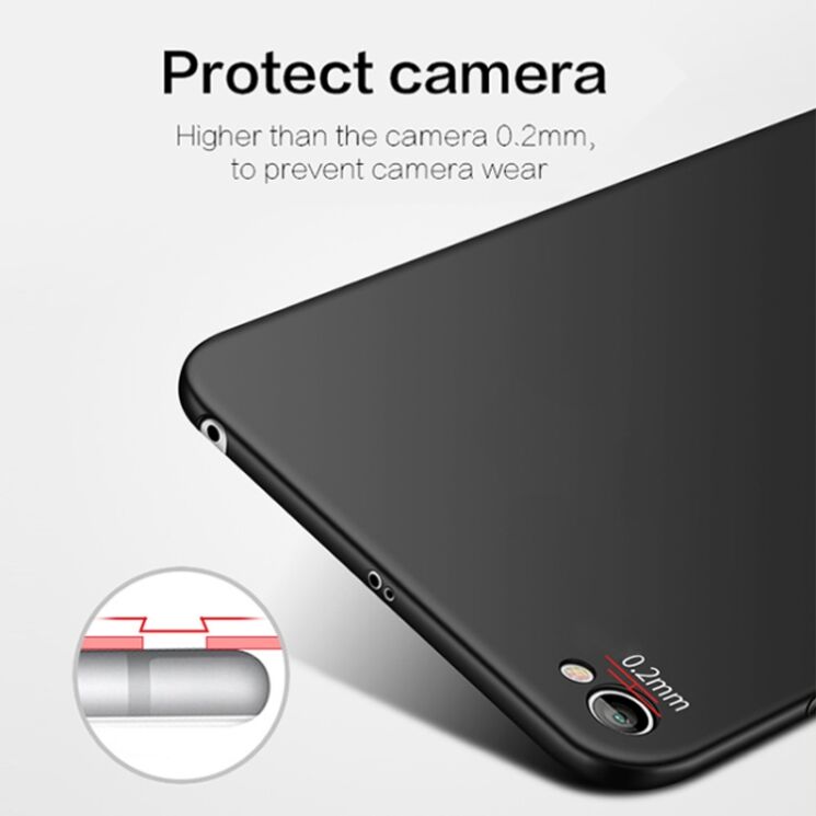 Пластиковый чехол MOFI Slim Shield для Xiaomi Redmi Note 5A - Black: фото 5 из 10