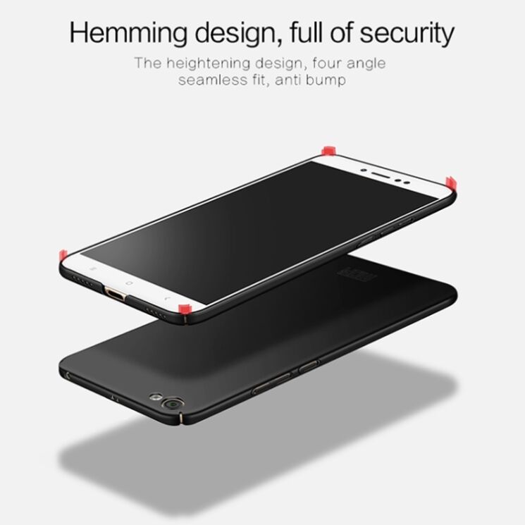Пластиковый чехол MOFI Slim Shield для Xiaomi Redmi Note 5A - Black: фото 4 из 10